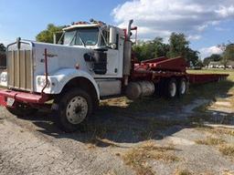 NOT SOLD 1981 KENWORTH T/AWINCH TRUCK & NABORS Q/A TRAILER;