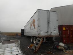 SOLD 1985 MORON 48' T/A VAN TRAILER;