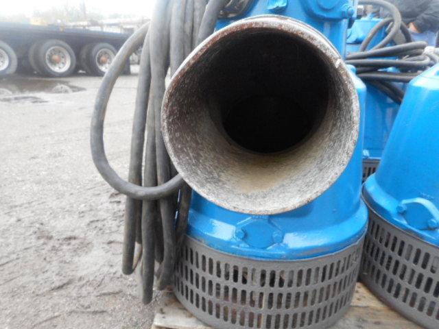NOT SOLD (4) 6" FLYGHT SUBMERSIBLE PUMPS;