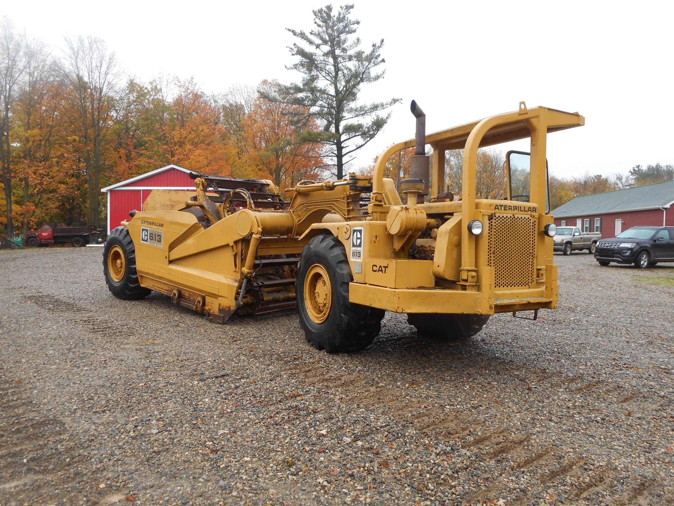 1976 CATERPILLAR 613 ELEVATING MOTOR SCRAPER;