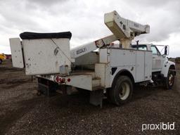 1999 FORD F800 BUCKET TRUCK;