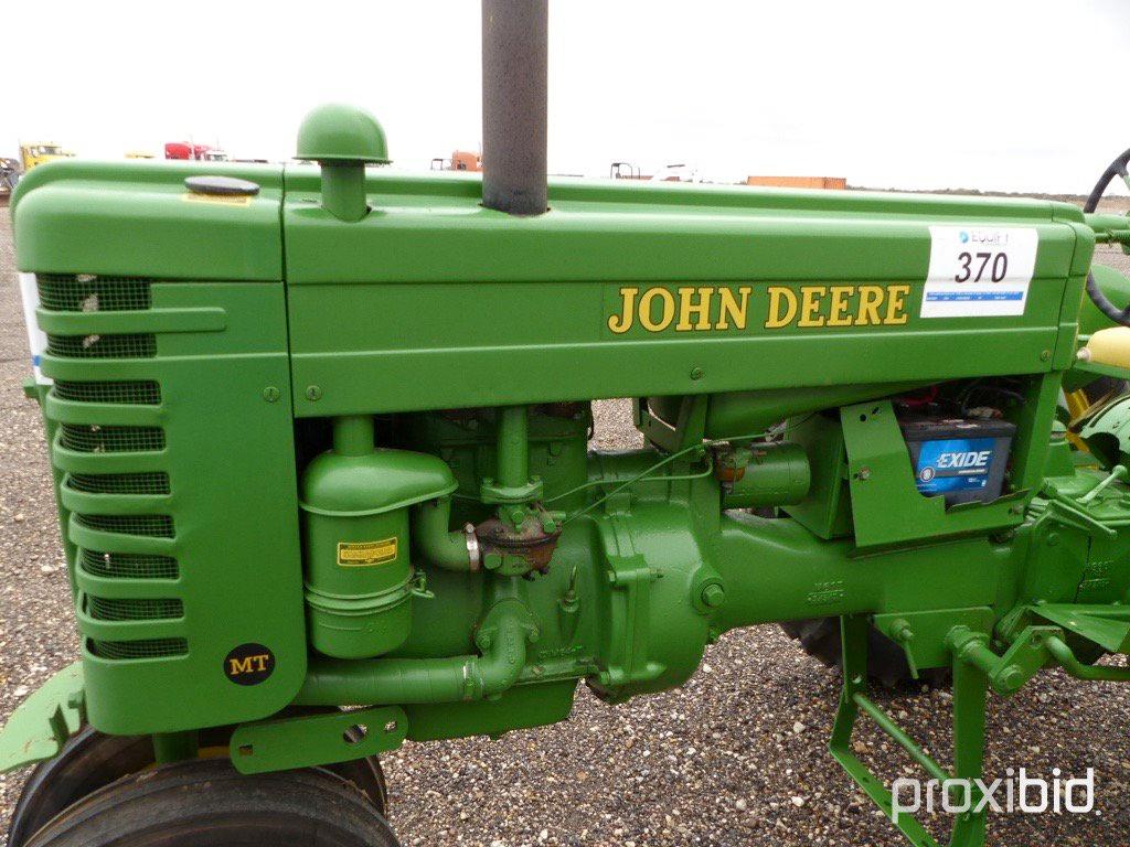 1949 JOHN DEERE MT UTILITY TRACTOR;