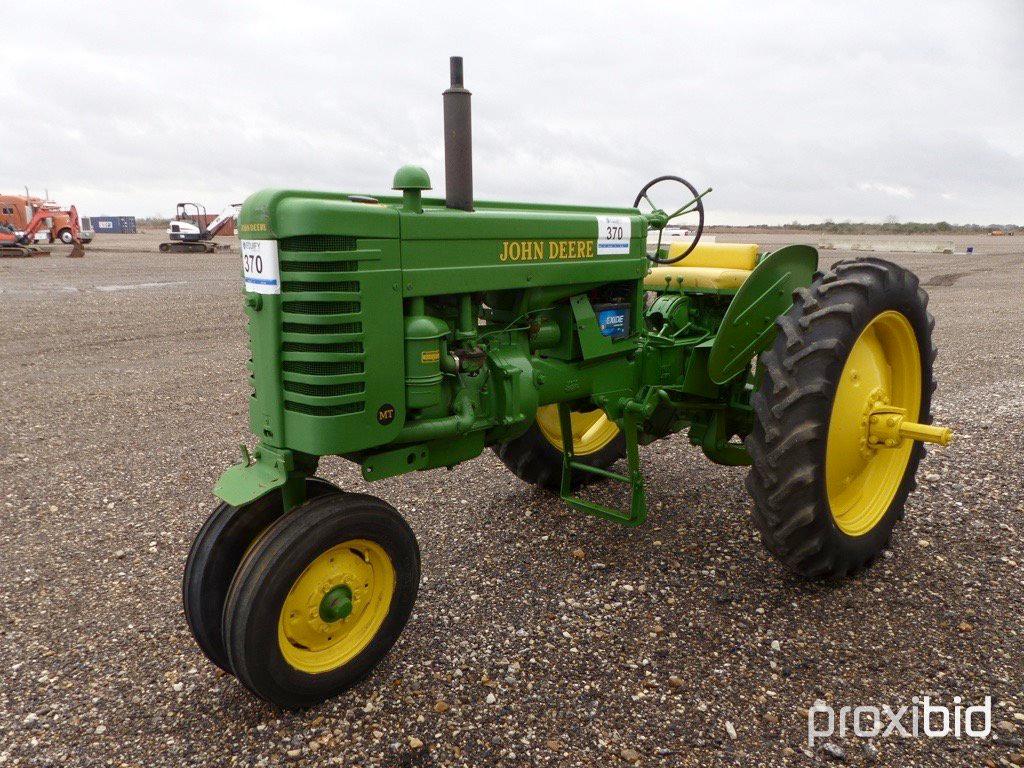 1949 JOHN DEERE MT UTILITY TRACTOR;