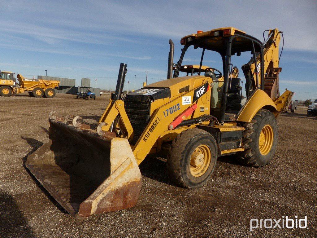 2012 CATERPILLAR 416F LOADER BACKHOE;