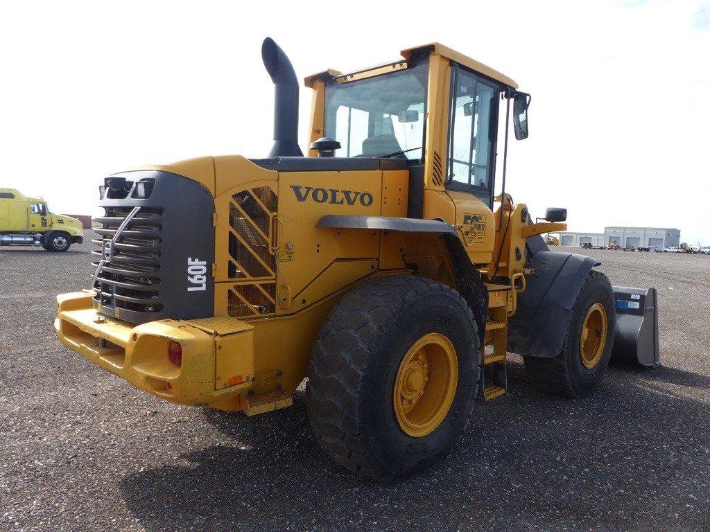 2011 VOLVO L60F RUBBER TIRE LOADER;