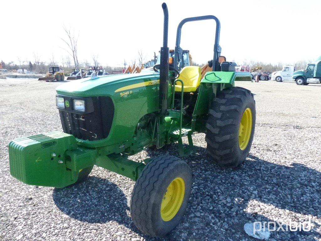 2009 JOHN DEERE 5045D TRACTOR;