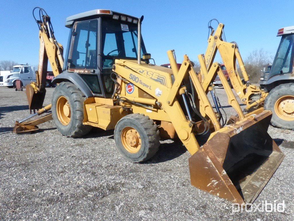 1997 CASE 580SL 4X4 LOADER BACKHOE;