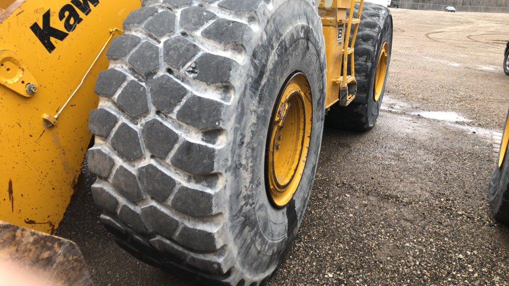 2010 KAWASAKI 95ZV-2 RUBBER TIRE LOADER;