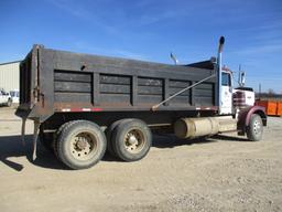 1984 KENWORTH T/A DUMP TRUCK;