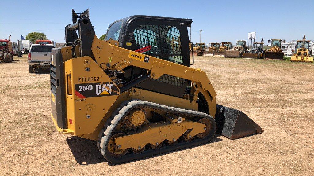 2017 CATERPILLAR 259D SKID STEER;