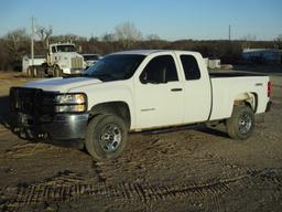 2013 CHEVROLET 2500 4WD EXTENDED CAB PICK UP;
