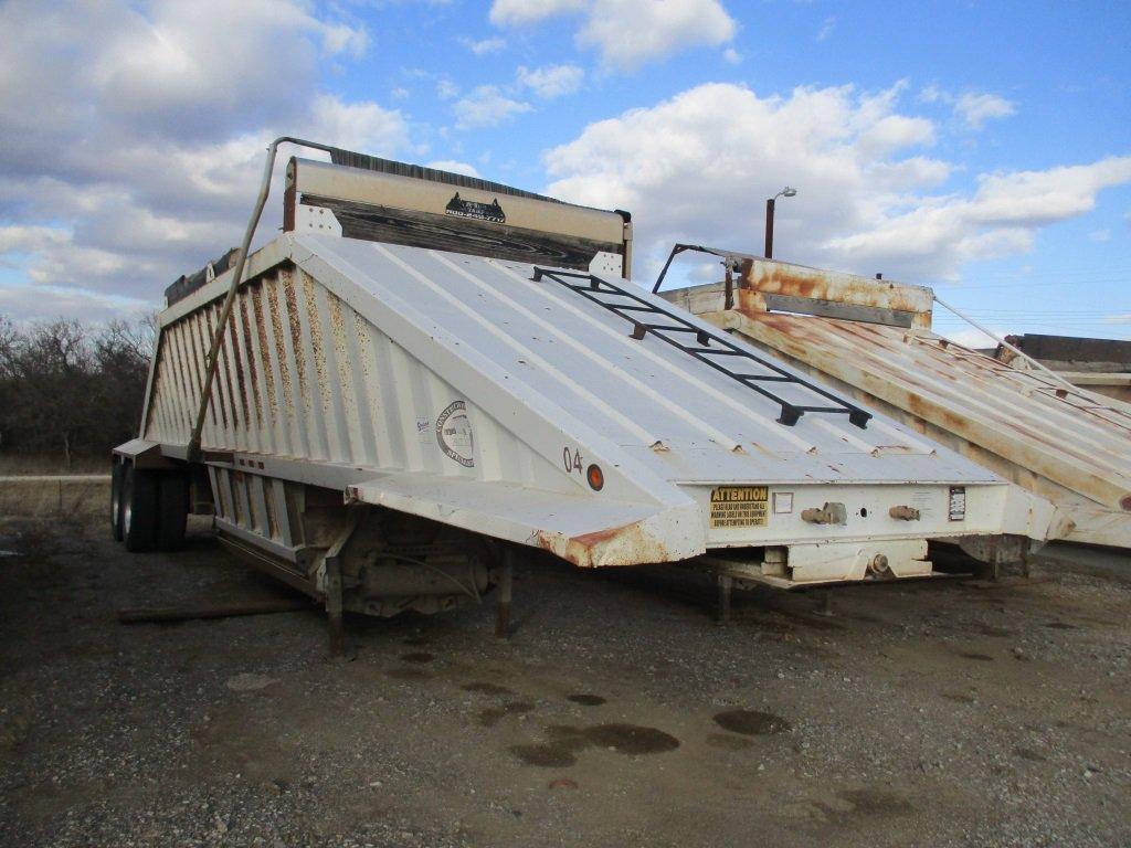 2008 CTS 42' T/A BELLY DUMP TRAILER;