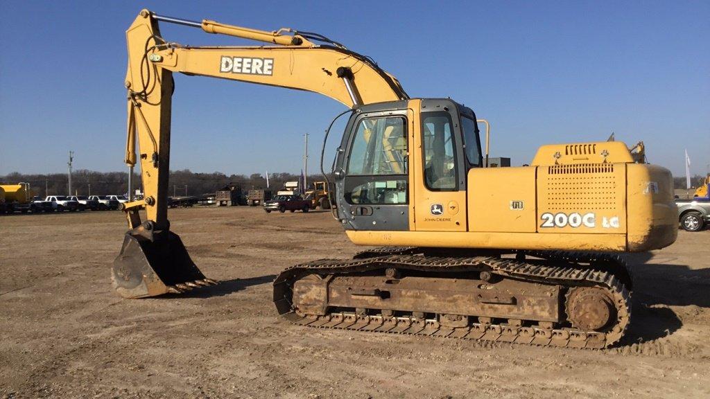 2007 JOHN DEERE 200C-LC EXCAVATOR;