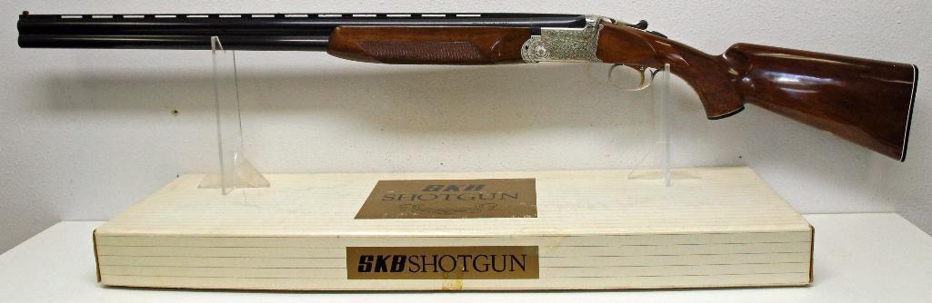 SKB Model 600 Over/Under 12 Ga. Shotgun 30" Bbls Full Over Modified Chokes Single Trigger Nice Wood