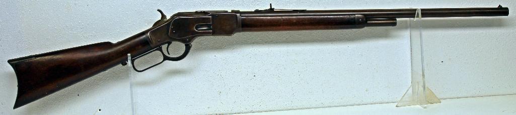 Winchester Model 1873 .38-40 Lever Action Rifle Short Magazine Tube 23" Round Bbl Mostly Brown