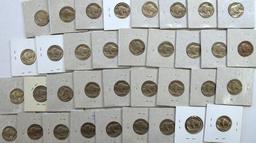 (10)1935,(22)1936,(2)1937 Buffalo Nickels