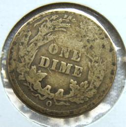 1897O Barber Dime, Key Date