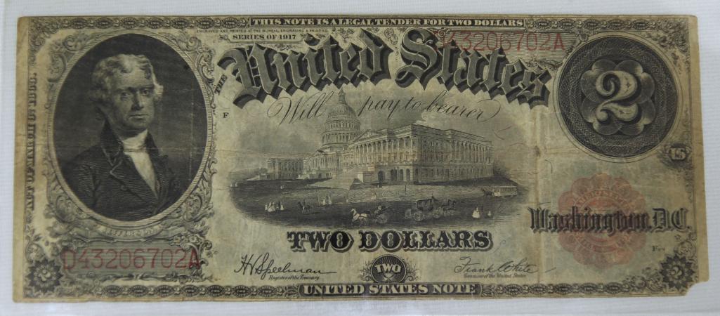 1917 $2 Blanket Note