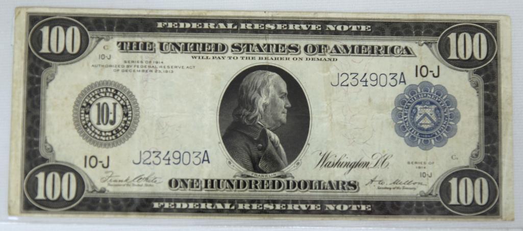 1914 $100 Blanket Note