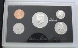 U.S. Mint 1996, (2) 1997, (2) 1998 Silver Proof Sets