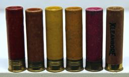 6 24 Ga. Collectible Shotshells - 4 Winchester, UMC Nitro Club, Rem UMC Kleanbore