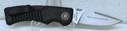T.A.L.K. I Tactical by Blackie Collins Folding Knife with Nylon Sheath, First Production Run