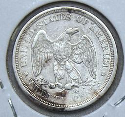 1875 S Twenty Cent Piece