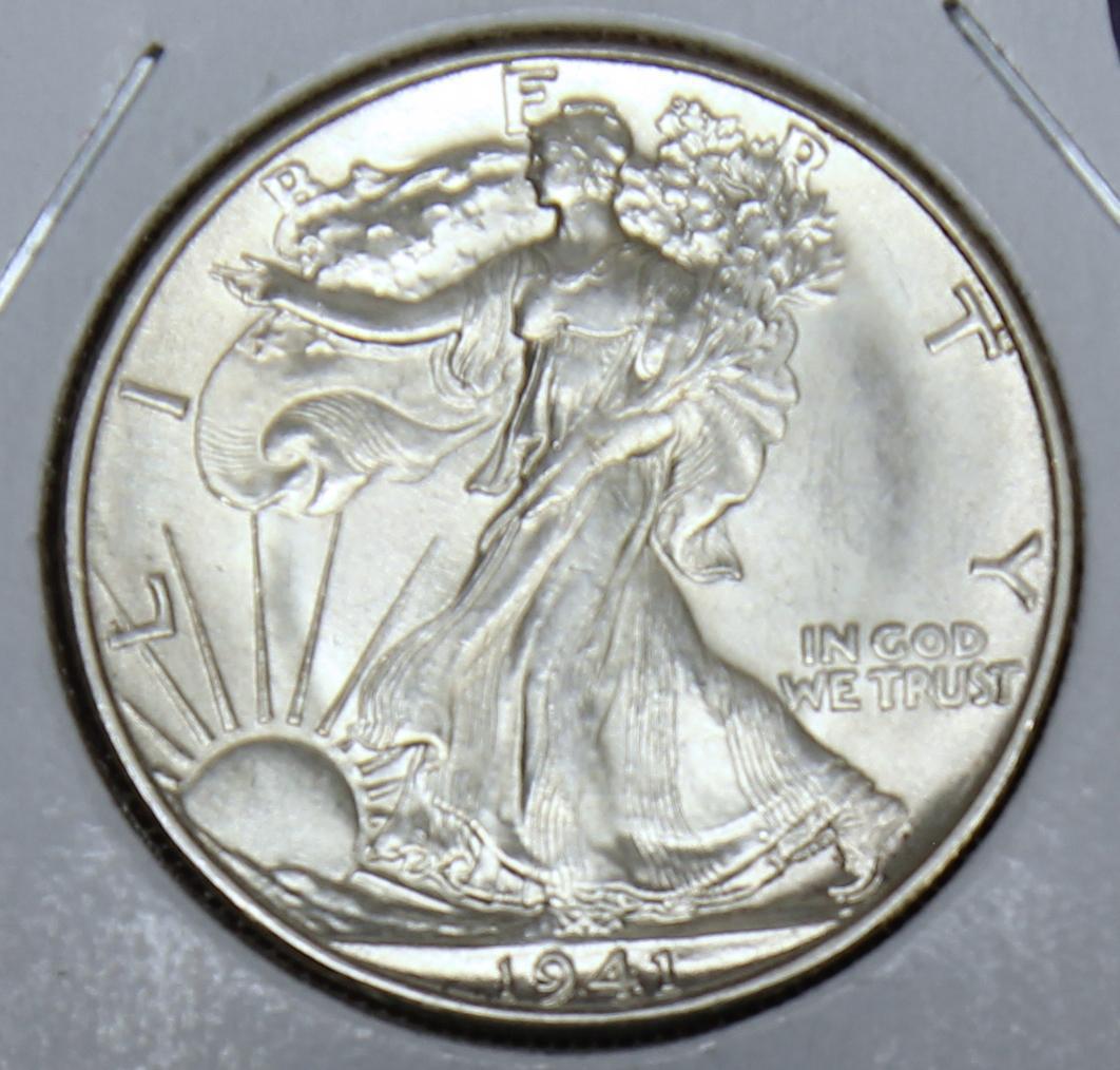 1941 D Walking Liberty Half Dollar