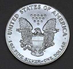 1987 Silver Eagle .999 Silver Bullion