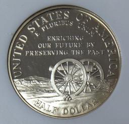 1995 S Civil War Commemorative Half Dollar Proof Slab NGC PF 69 Ultra Cameo