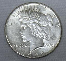 1922 S Peace Dollar