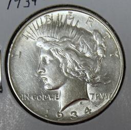 1934 D Peace Dollar, Better Date