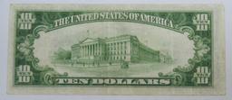 1934 Ten Dollar Blue Seal Silver Certificate