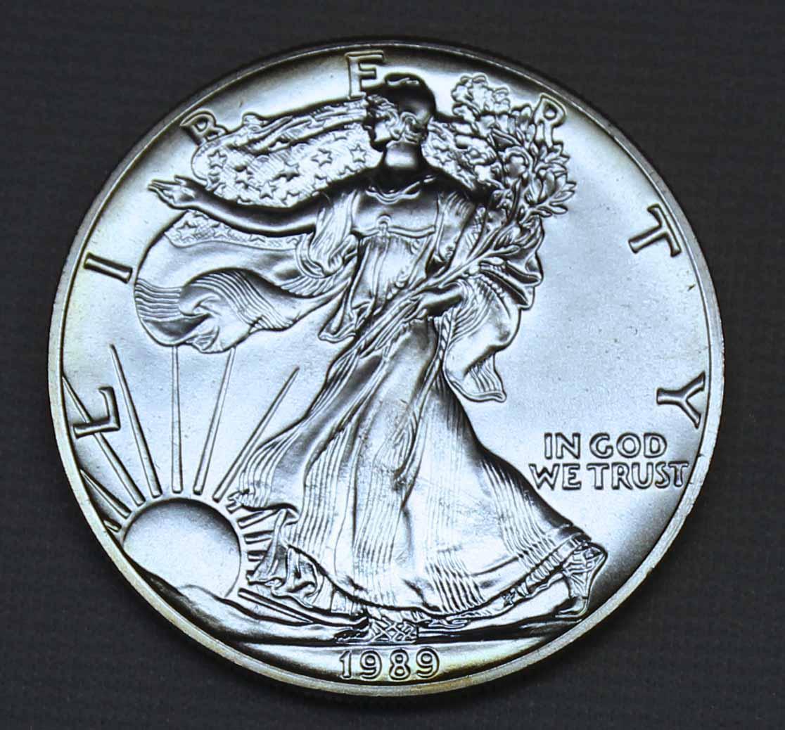 1989 Silver Eagle .999 Silver Bullion