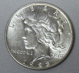 1923 D Peace Dollar