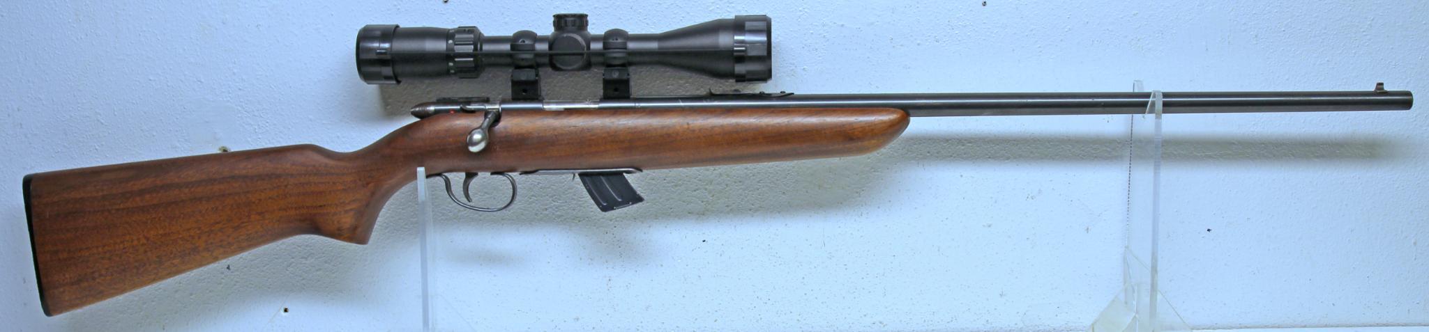 Remington Model 511 Score Master .22 S,L,LR Clip Fed Bolt Action Rifle with Cabelas 3x9x40 Scope