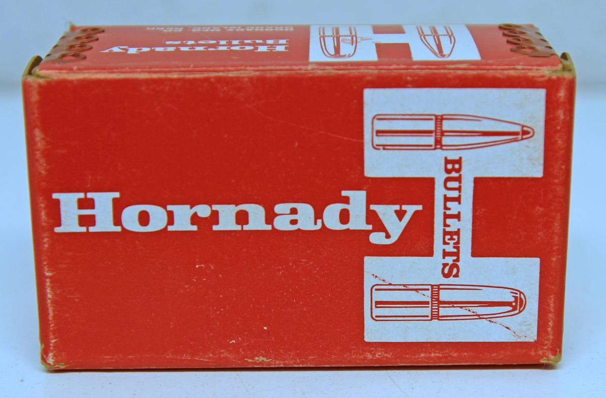 Full Box 100 Hornady Ammunition .270 Cal. 130 gr. .277 Spire Point Bullets for Reloading