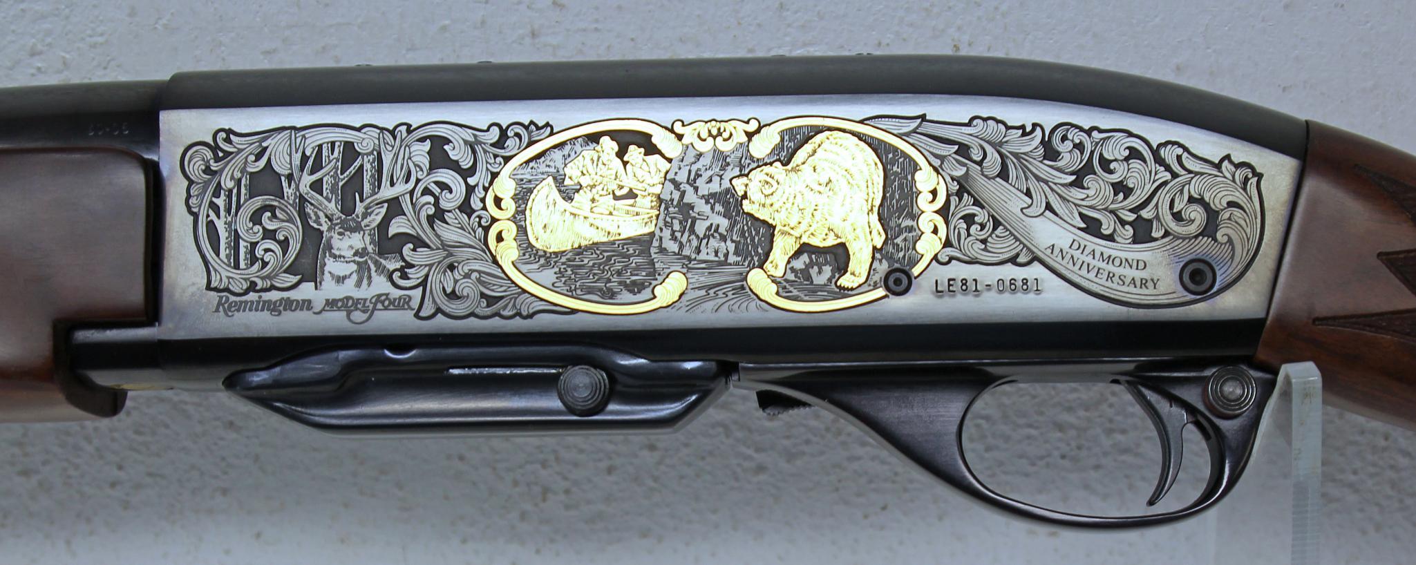 Remington Model 4 Diamond Anniversary .30-06 Semi-Auto Rifle, Limited Edition 1 of 1500, 1981