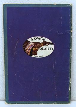 Savage Arms Catalogue 61 Dated 1920 Savage Firearms and Ammunition