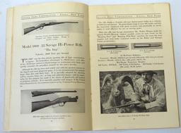 Savage Arms Catalogue 61 Dated 1920 Savage Firearms and Ammunition