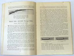 Savage Arms Catalogue 61 Dated 1920 Savage Firearms and Ammunition