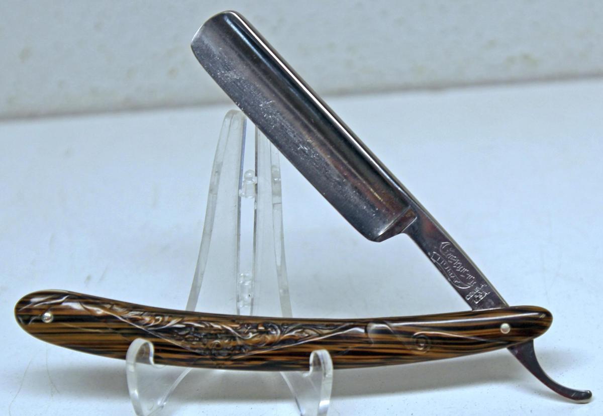 Genco Nubak Straight Razor, Geneva, New York, Marked $3.00 on Razor