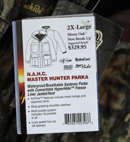 Gamehide North American Hunting Club Master Hunter Parka, Size 2XL, Mossy Oak Breakup, Hush Hide