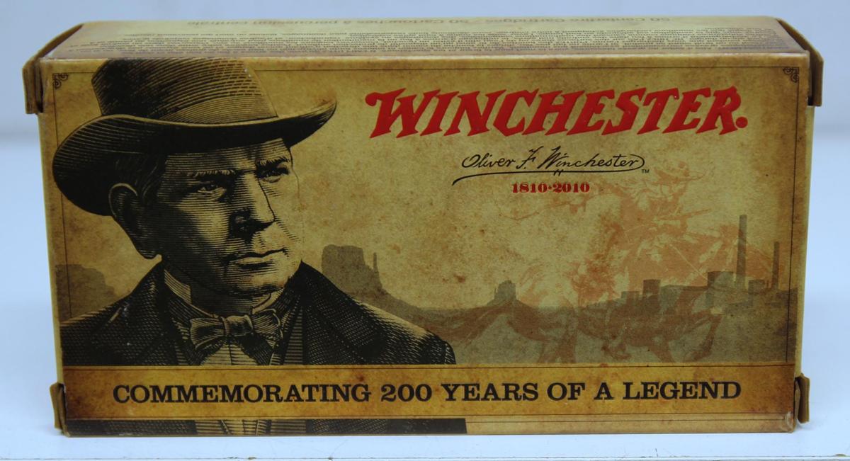 Full Box Winchester Ammunition 200 Year Commemorative Oliver F. Winchester .45 Colt 250 gr. LRN