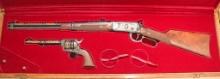 Hard-to-find 1983 Cased Winchester Colt Commemorative Set - Colt SAA .44-40 Single Action Revolver &