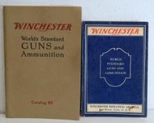 2 Vintage Winchester Catalogs - 1925 Catalog No. 83 World's Standard Guns and Ammunition Catalog and
