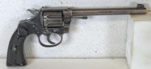 Colt Police Positive .22 Cal. Double Action Revolver... 6" Barrel... Chip Left Side of Grip... SN#15