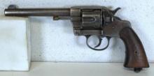 Colt U.S. Army Model 1901 DA .38 Cal. Double Action Revolver 6" Barrel... Minor Damage Bottoms Corne