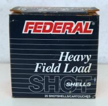 Full Box Federal Heavy Field Load 16 Ga. 7 1/2 Shot Shotgun Shells Ammunition...