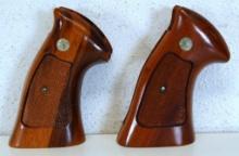 2 Pairs S&W "N" Frame Wooden Grips for S&W Revolvers...